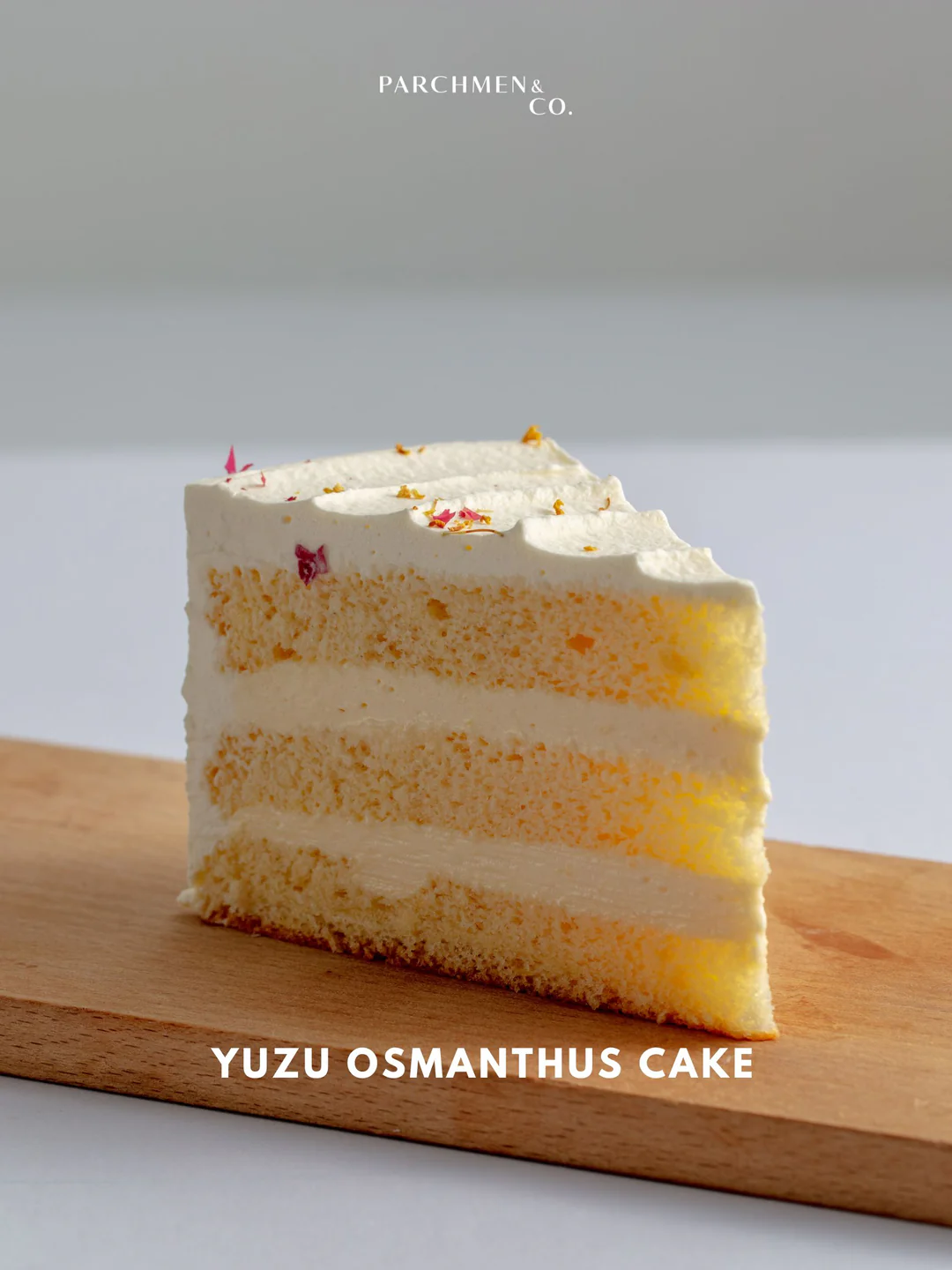 Yuzu Osmanthus cake