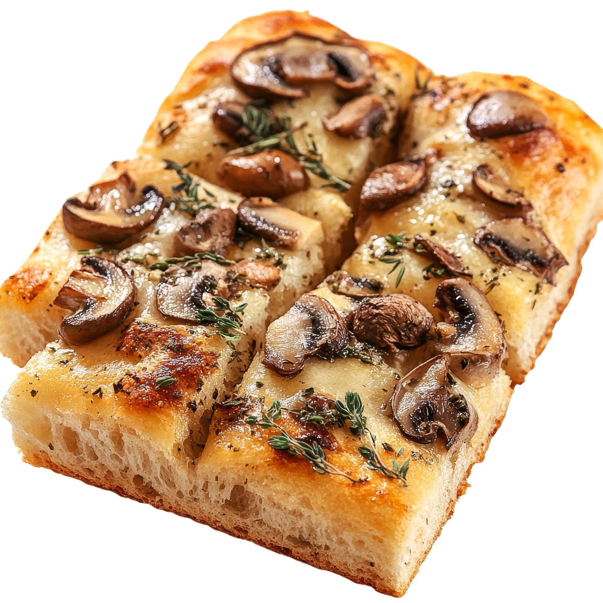 Mushroom Foccacia